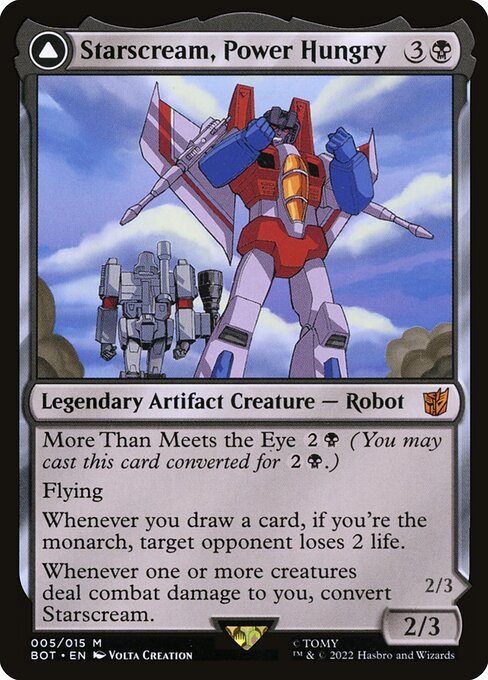 Starscream, Power Hungry // Starscream, Seeker Leader