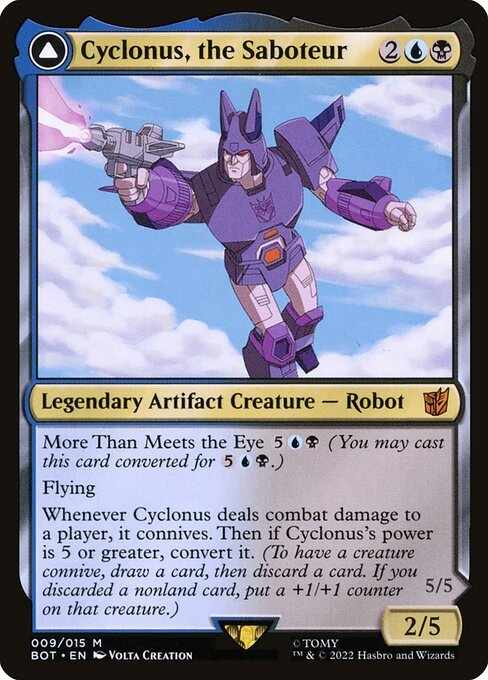 Cyclonus, the Saboteur // Cyclonus, Cybertronian Fighter