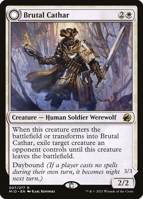 Brutal Cathar // Moonrage Brute